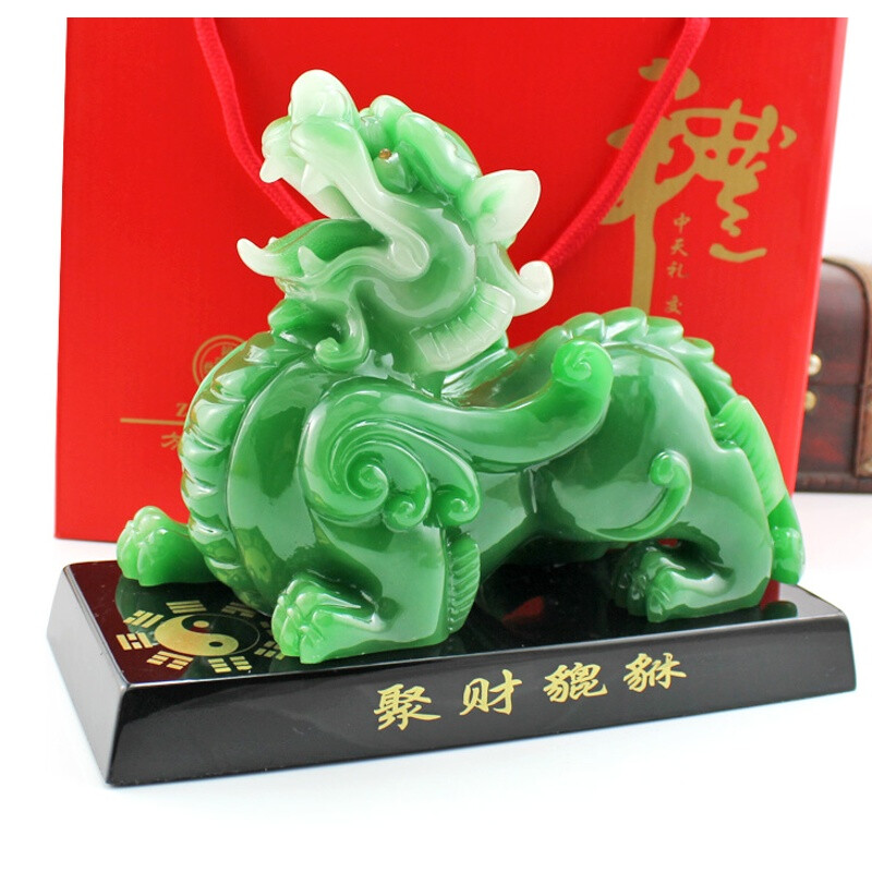 鎮(zhèn)宅納福，招財引貴 仿玉貔貅擺件，家居風水的點睛之筆